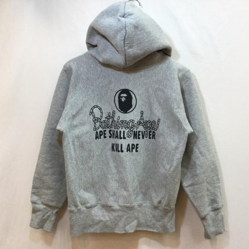 A BATHING APE アベイシングエイプ パーカー 長袖 Champion REVERSE WEAVE フルジップパー 赤タグ 1920 115 028