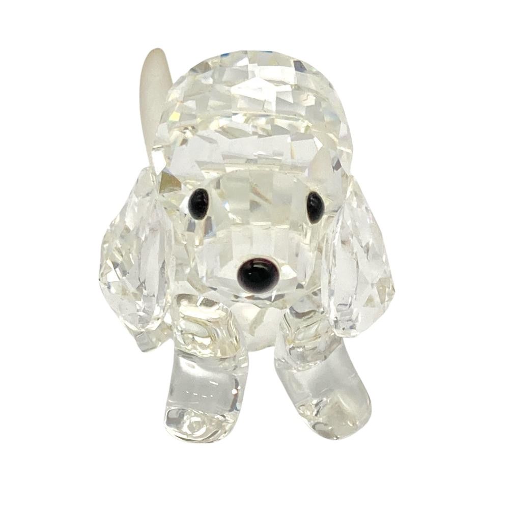 スワロフスキー SWAROVSKI ビーグル 犬 オブジェ 置物 158418【中古