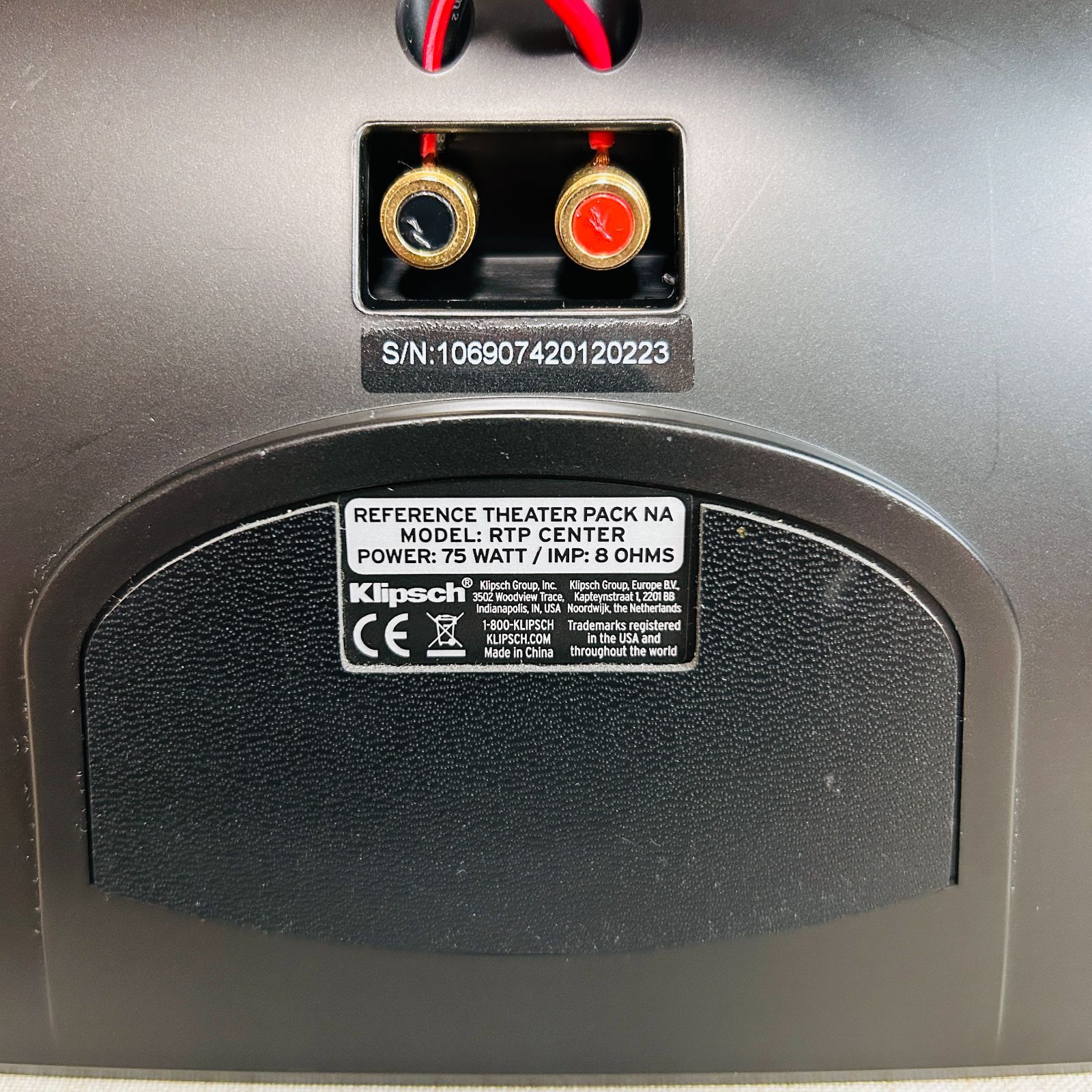 Klipsch クリプシュ 2way センタースピーカー RTP CENTER - メルカリ