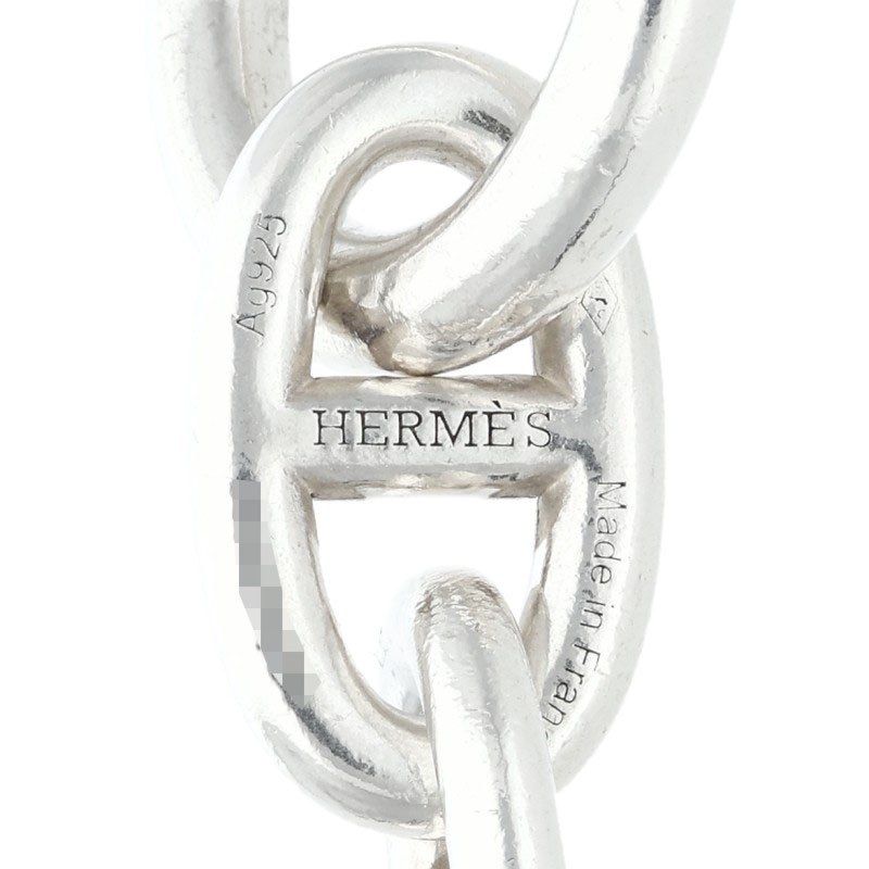 エルメス Chaine d Ancre TGM シェーヌダンクルTGMシルバーブレスレット メンズ 12LINK WWW_SHINETEETH_COM