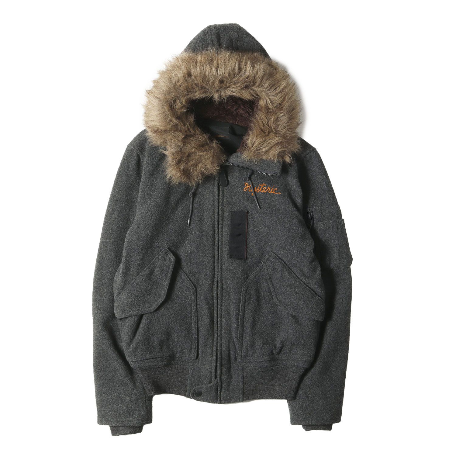 HYSTERIC GLAMOUR フライトジャケット N-2B Mサイズ 中古・古着通販】Hysteric Glamour (ヒステリックグラマー) N-2B