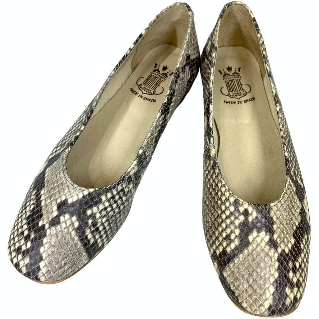 ボントレ　フラットシューズ　パンプス 23.5センチ 美品】ボントレ (23.5) パンプス フラット 定番デザイン 人気