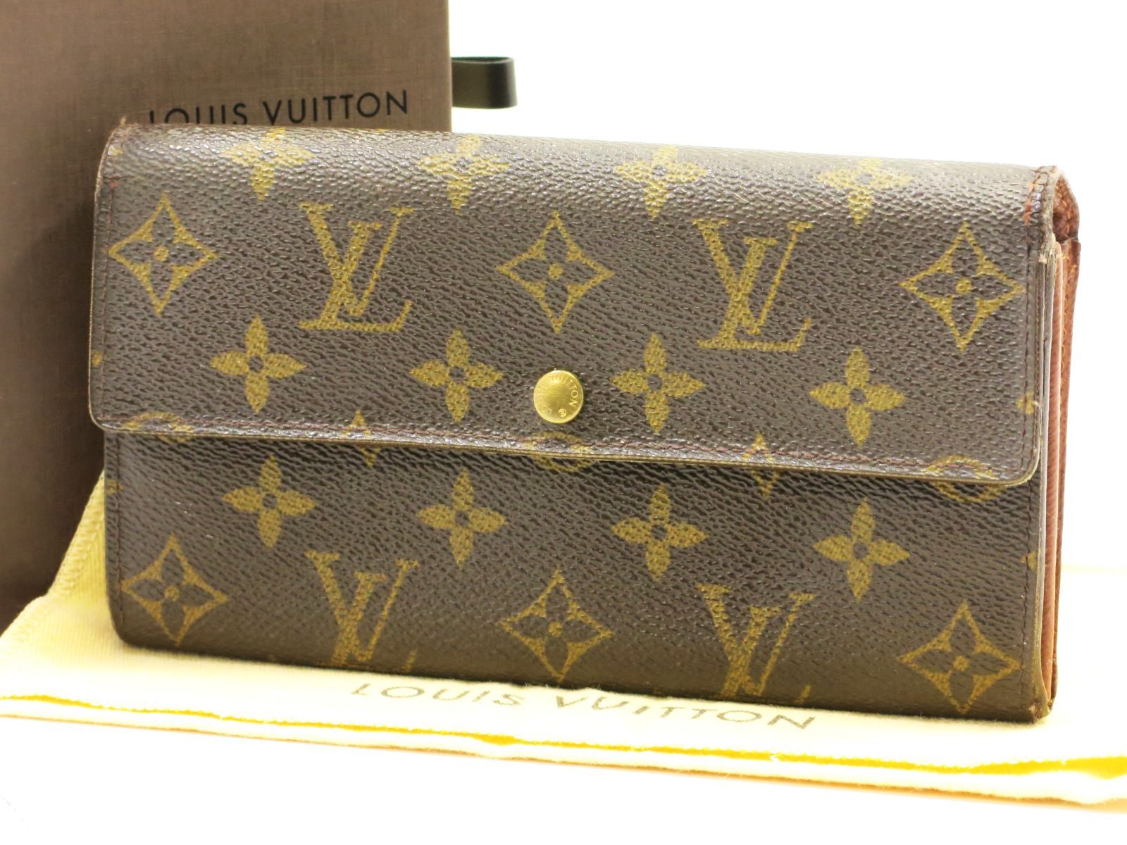 ルイヴィトン モノグラム ポルトモネクレディ 長財布 М61725 LOUIS VUITTON 18707703