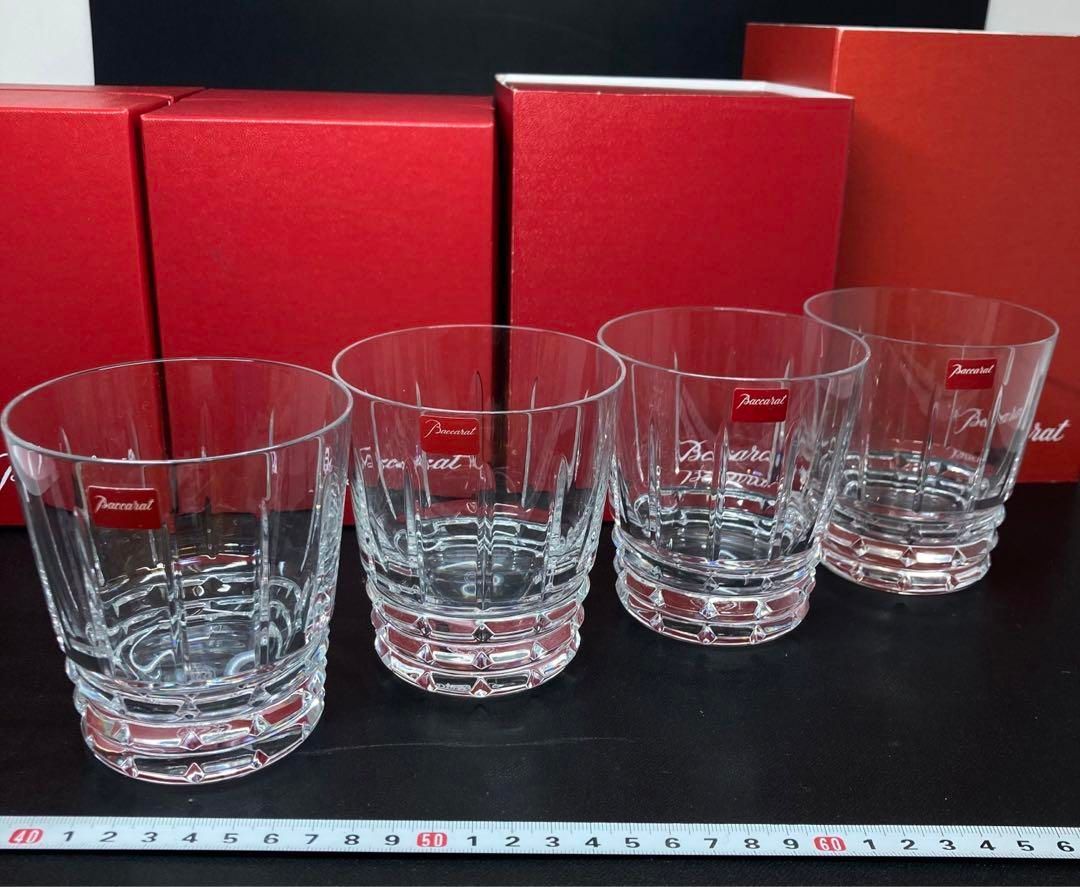 バカラ アルルカン タンブラー 4客 トヒウ 高さ約9.7cm