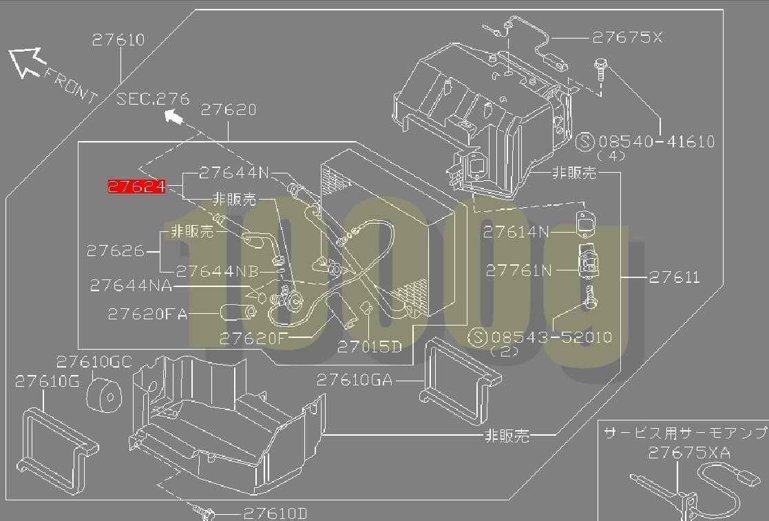 日産純正 NISSAN 超 品 シルビア S14 エキスパンションバルブ エキパン S14 CS14 1995 11-2002 11