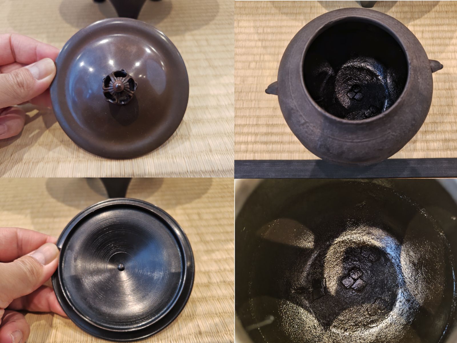 逢絢亭 茶道具 朝鮮風炉 唐銅 畠春斎釜添 風炉師 般若勘渓 共箱入り WWW_NOITHATQUANGTHANH_NET