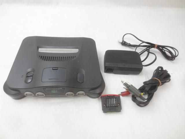 中古品 ゲーム NINTENDO 64 本体 NUS-001 動作品 メモリー拡張パック 周辺機器付き