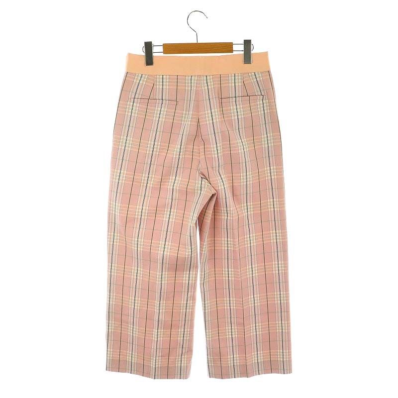 美品】 Drawer / ドゥロワー | チェック テーパードパンツ | 34 | イエロー/ブラウン/グレー | レディース – KLD