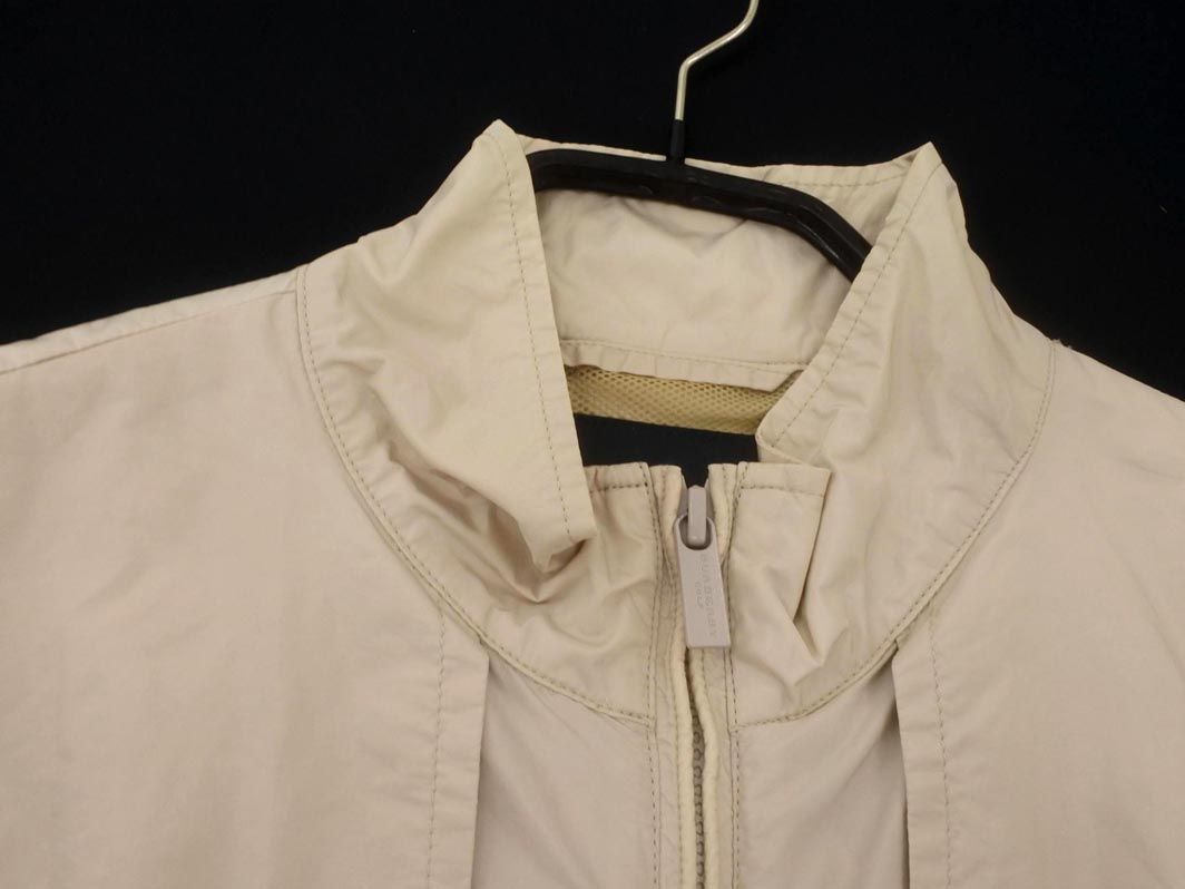 バーバリーゴルフ ベスト L ベージュ系 ファスナー裏BURBERRY柄