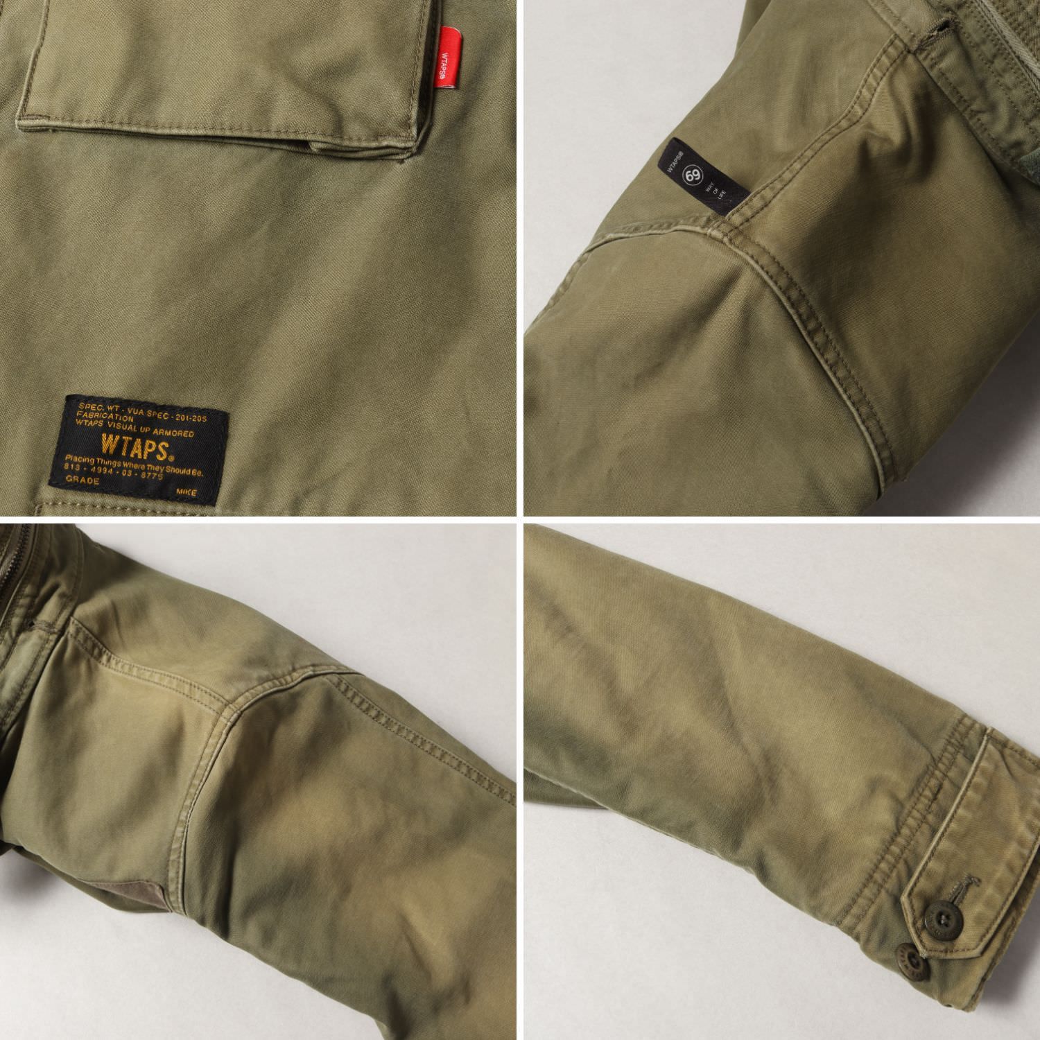 WTAPS ダブルタップス ジャケット サイズ:M 11AW クロスボーン 裏地 