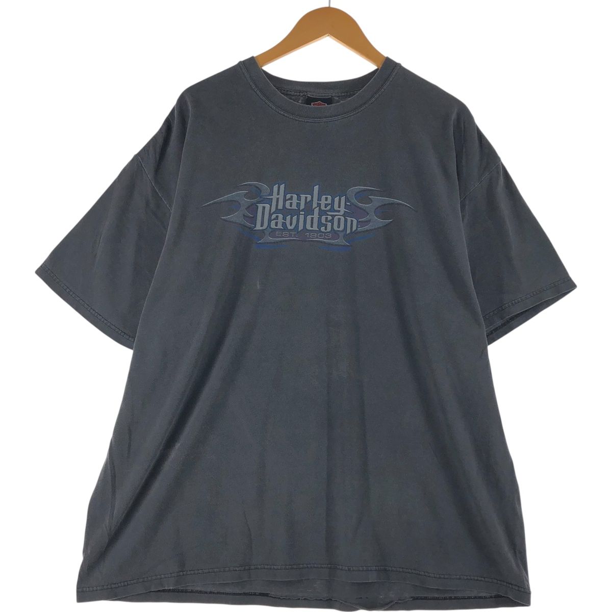 古着 90年代 ハーレーダビッドソン Harley-Davidson Hanes ヘインズ モーターサイクル バイクTシャツ メンズXXL相当|eaa562197