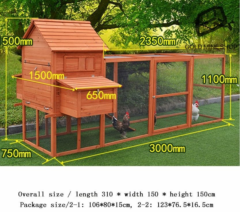 屋外の裏庭の鶏小屋、巣箱が付いている耐候性の木造鶏小屋、取り外し可能な底が付いている大きい家禽のかごのアヒルの家