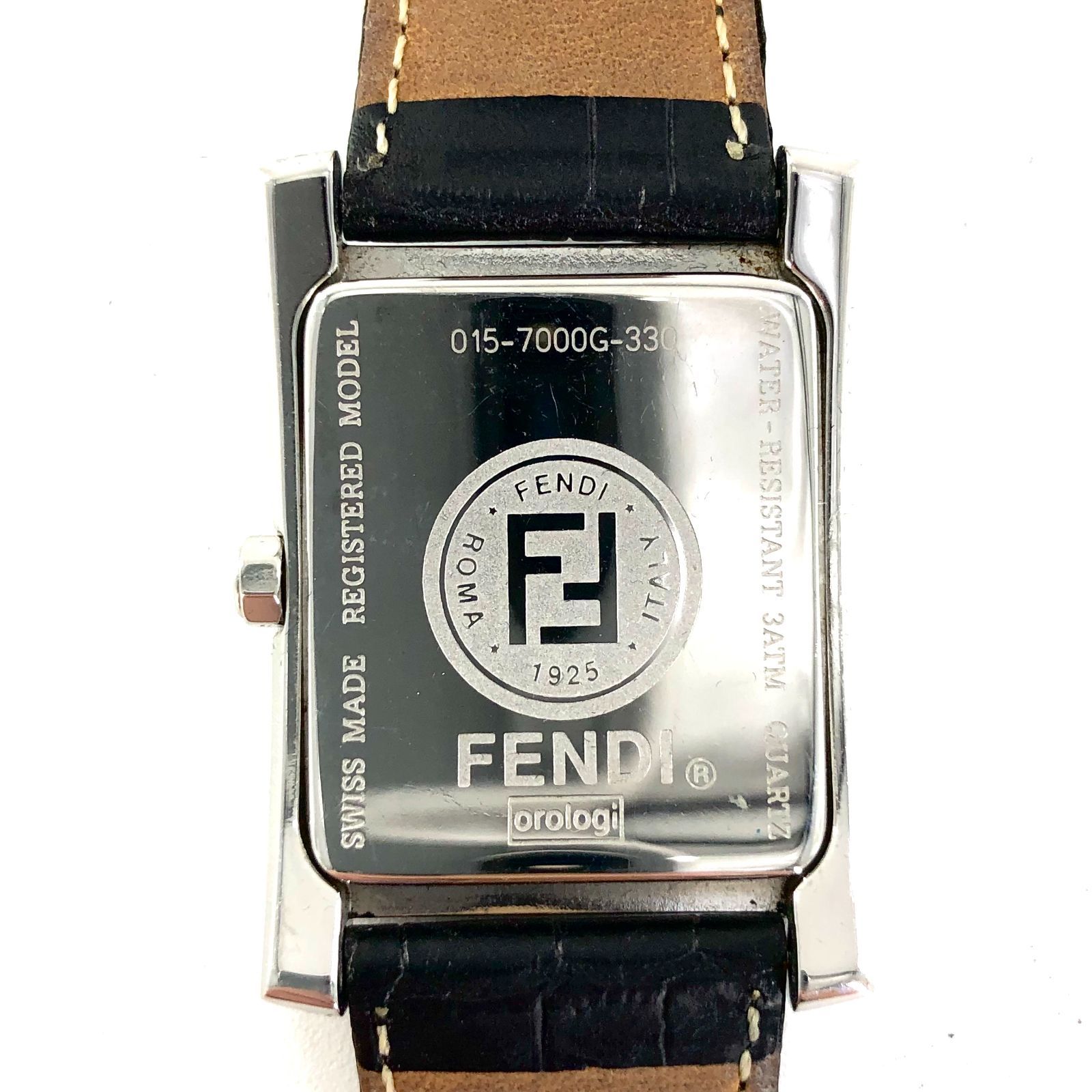 FENDI 6000L 腕時計 クォーツ スクエア オロロジ フェンディ 6000L