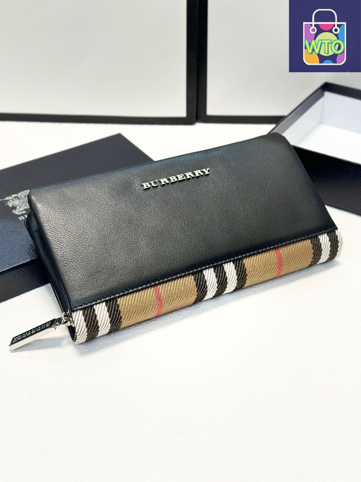 本日限定特価】バーバリー メンズ レザー ハンドバッグ 21×11cm