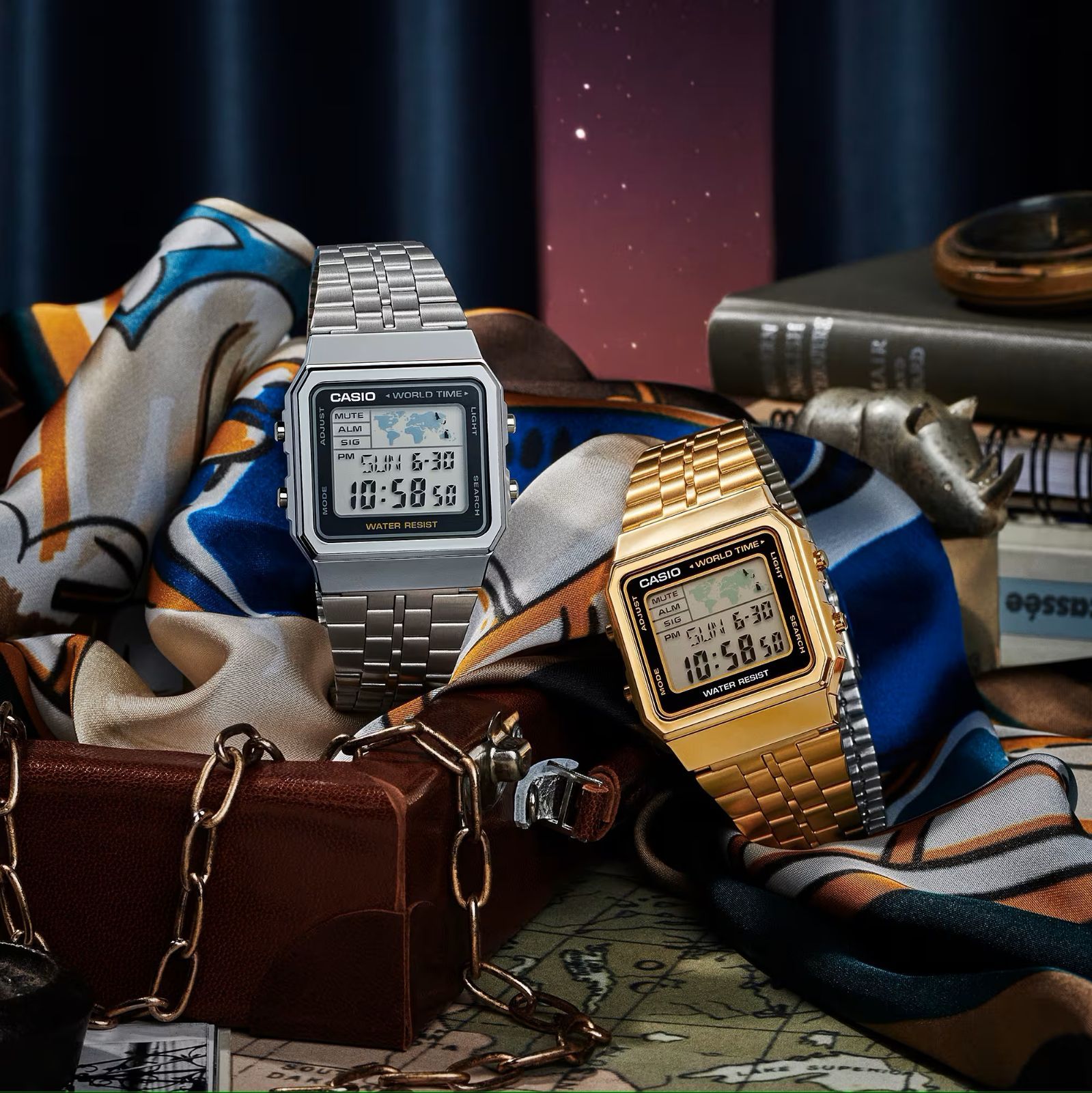 即納】CASIO カシオ スタンダード デジタル メタル ゴールド A500WGA-1 