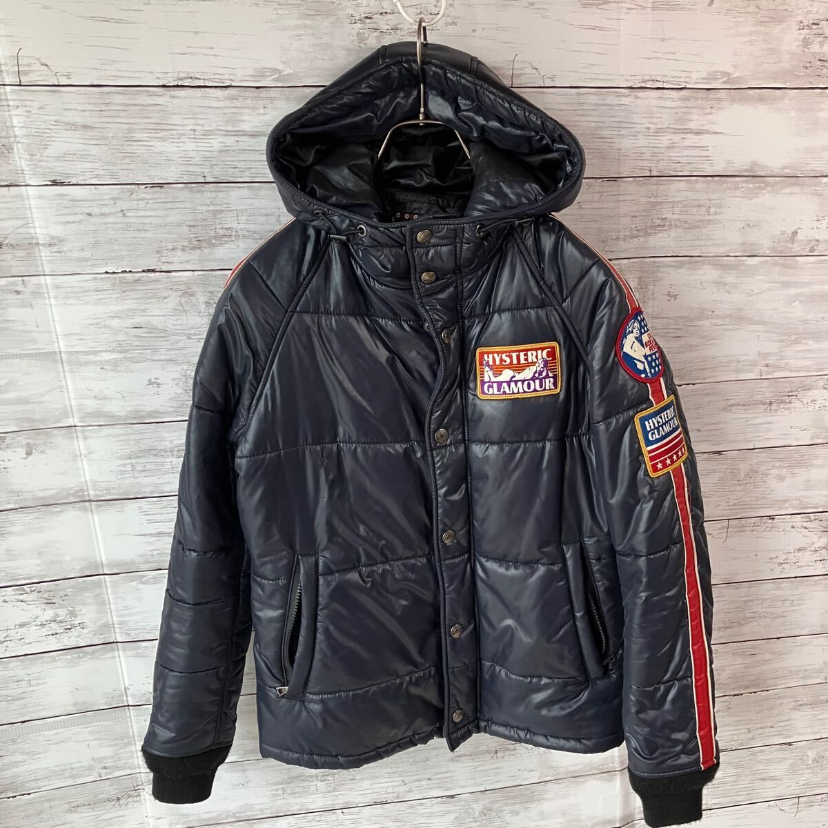 【人気デザイン】ヒステリックグラマー☆ガール ロゴ ジャケット黒 Supreme シュプリーム 2024AW Hysteric Glamour Varsity Jacket