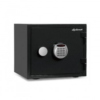 耐火 耐水デザイン金庫 R3デジタルテンキー式ロック 容量19L ブラック A119R3WRBLACK