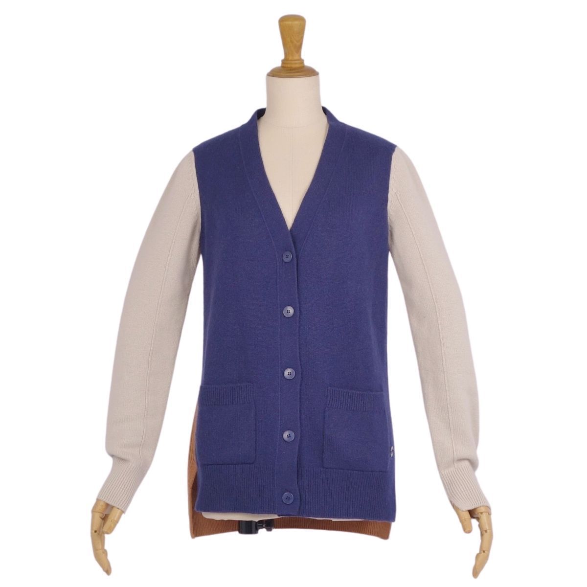 Loro Piana ベビーカシミヤカーディガン ネーピア・カーディガン ベビーカシミヤ - コースヘア ホワイト