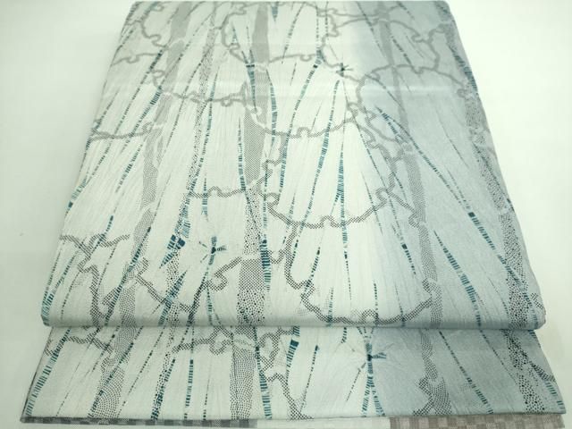 平和屋着物■極上　両面　全通柄袋帯　絞り　雪輪重ね　よろけ間道　やまと誂製　逸品　DZAA7171kh5 平和屋着物□極上 両面 全通柄袋帯 絞り 雪輪重ね よろけ間道