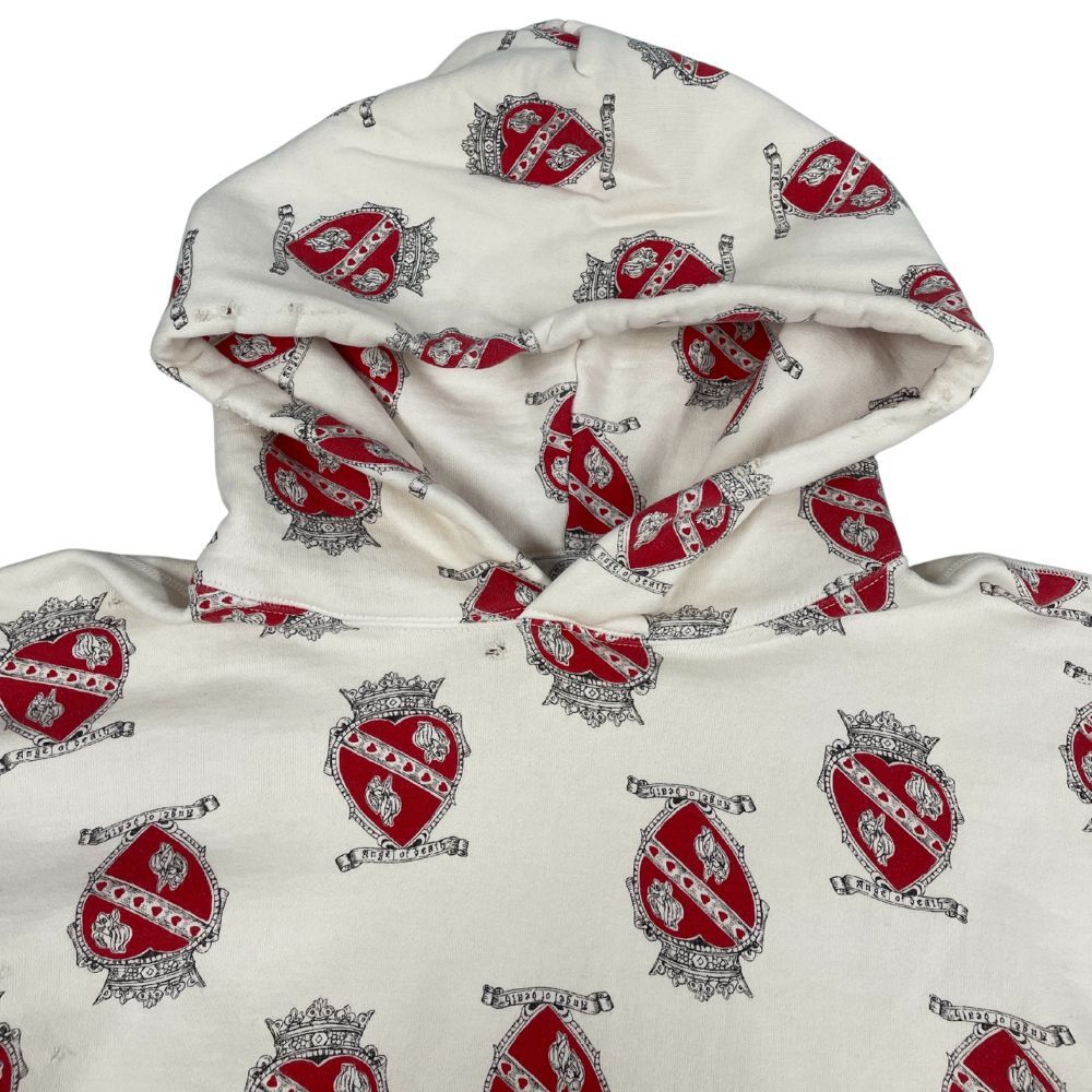 SAINT セントマイケル　総柄　花柄　パーカー　XL セント マイケル SM-A21-0000-056 HOODIE DR.WOO ドクターウー 総柄