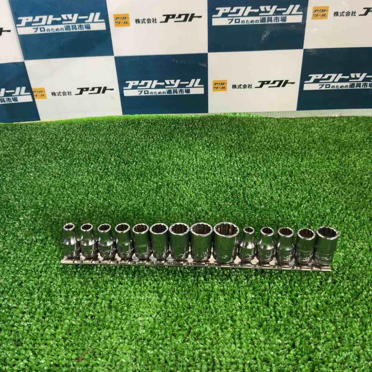Snap-on スナップオン 1|4 12角 シャローソケット インチ ミリ混在 14個セット 型式詳細は備考欄記載 草加店