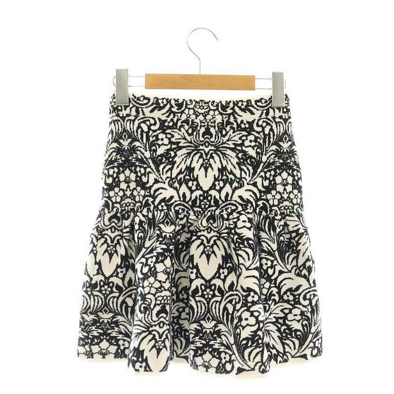 ビーシービージーマックスアズリア BCBGMAXAZRIA 総柄ニットスカート  