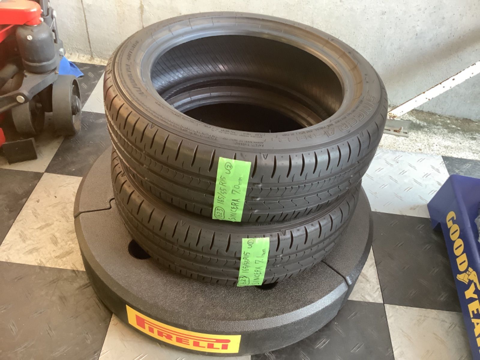 ［送料込み］165/55R15 FALKEN SINCERA SN832i ファルケン シンセラ　中古タイヤ2本セット