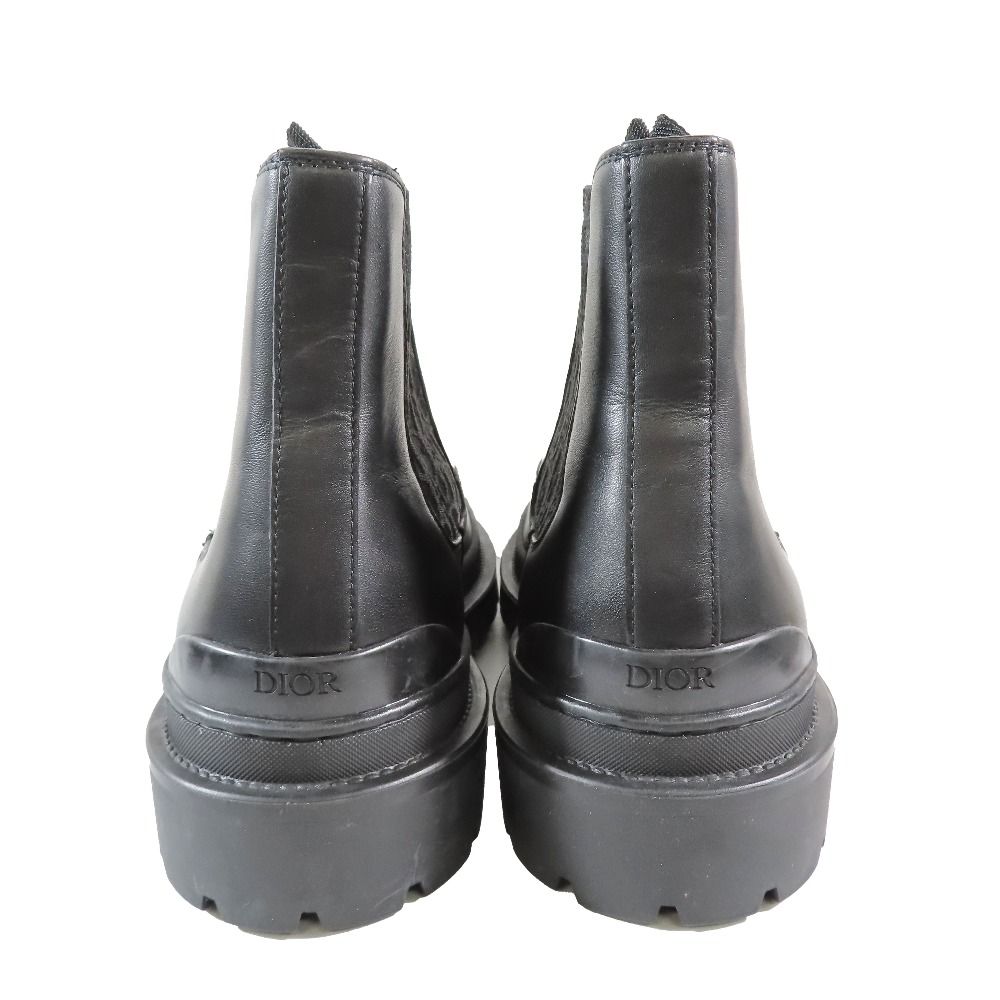 Dior hommeサイドゴアブーツ 黒ブーツ Dior ブラック サイドゴアブーツ