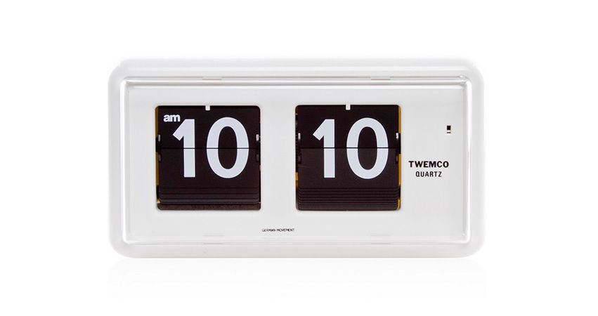 【動作品　訳あり】TWEMCO AL-30 パタパタ時計 グレー トゥウェンコ Amazon.co.jp: [TWEMCO(トゥエンコ)] パタパタ 時計 TWEMCO DESK
