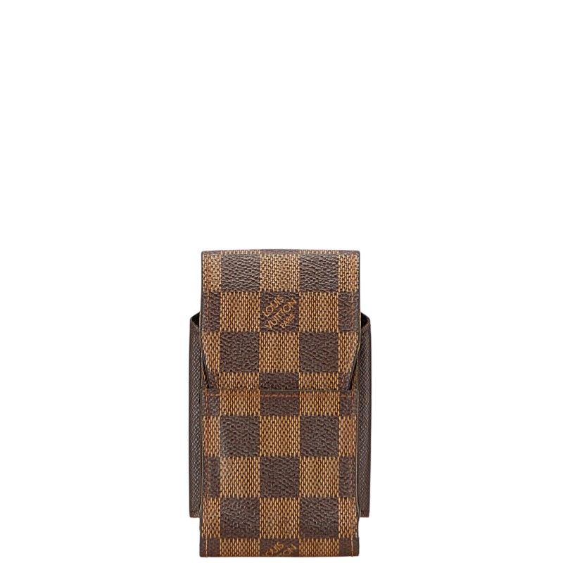 ルイヴィトン ダミエ エテュイ シガレットケース エベヌ 極美品ルイ