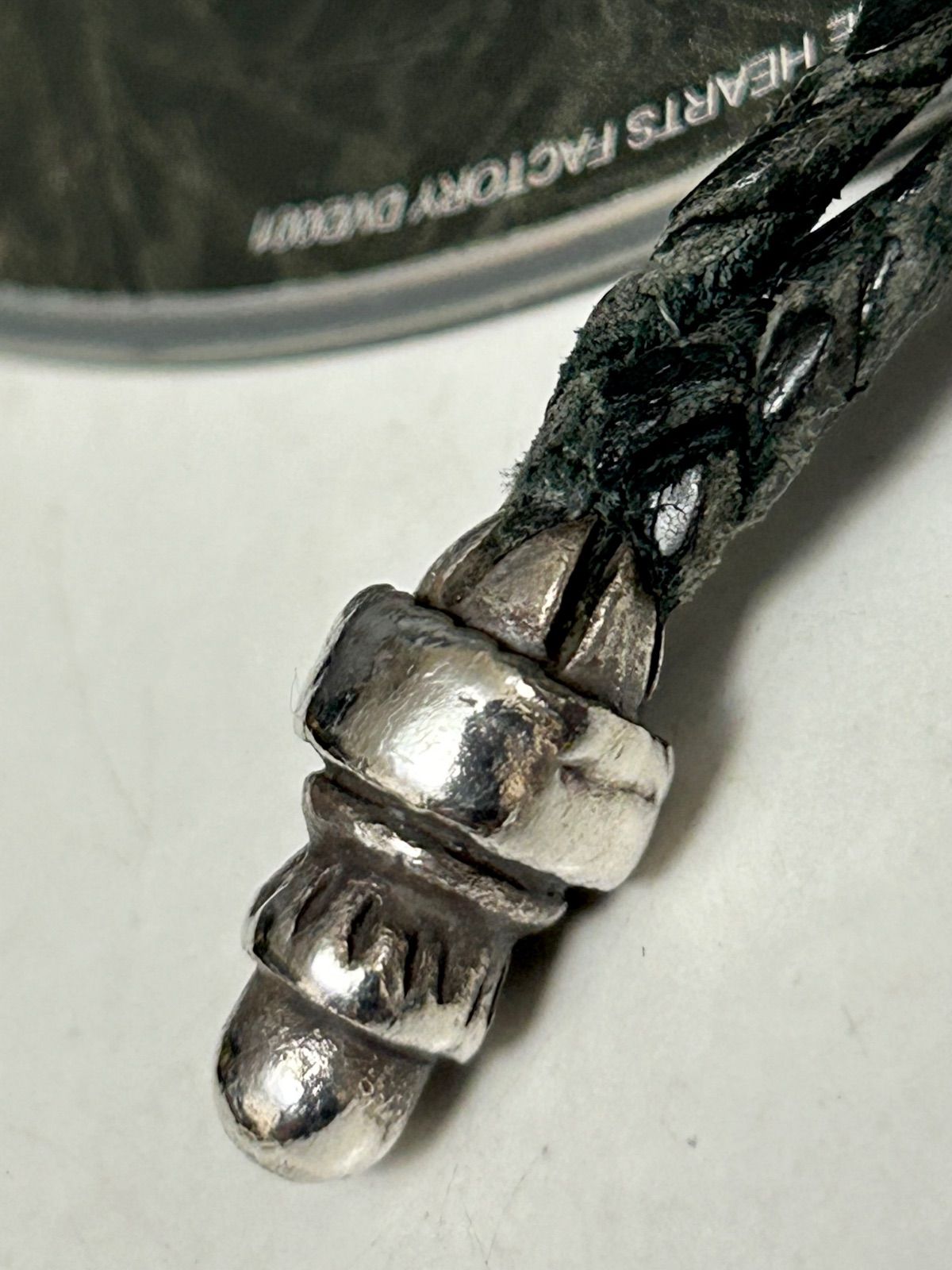 クロムハーツグロメットパーツ付レザーウォレット用ユーズドCANPANAボロチップ