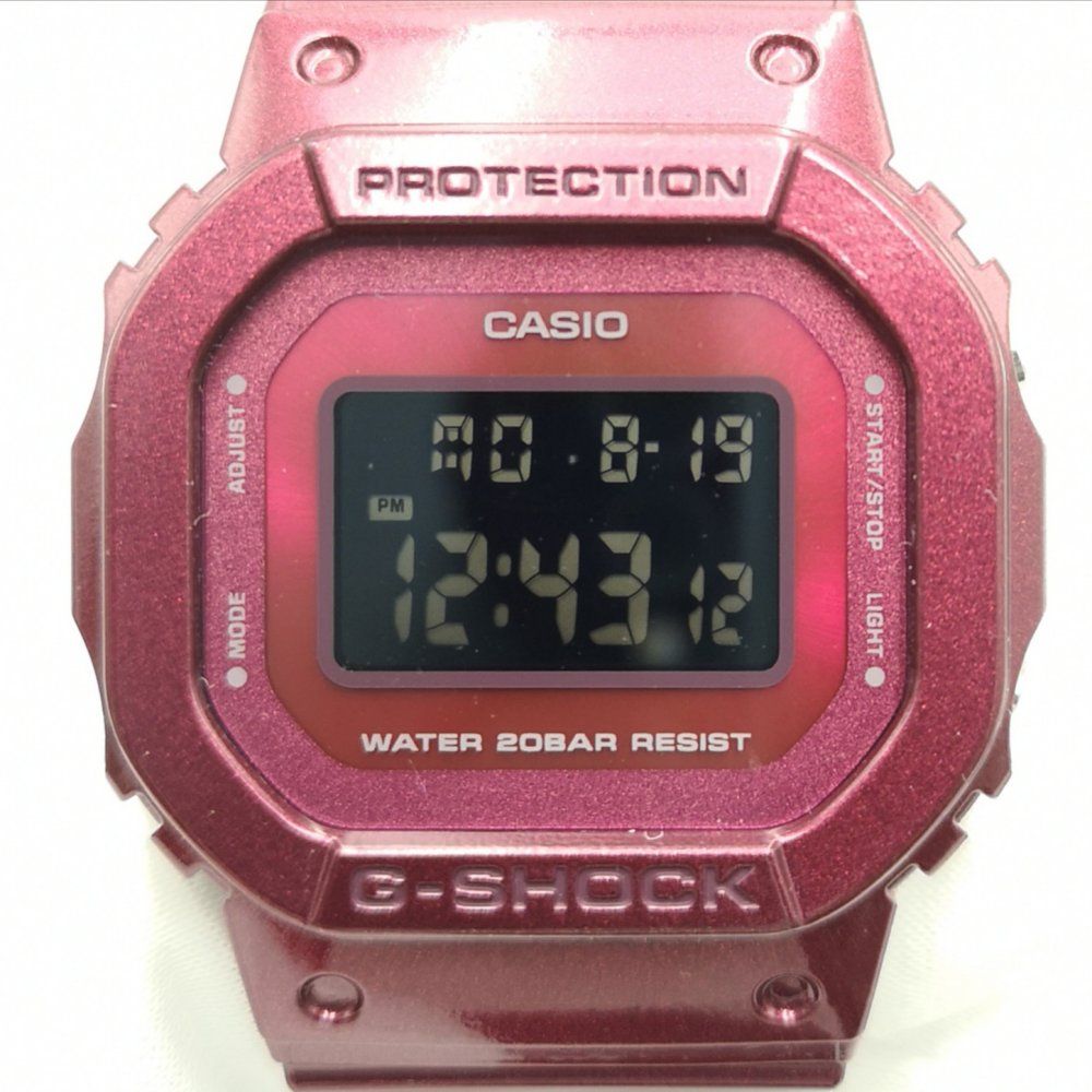 CASIO カシオ GMD-S5600RB-4JF ピンク ケース 32.6×40.6mm レディース腕時計 JW-81