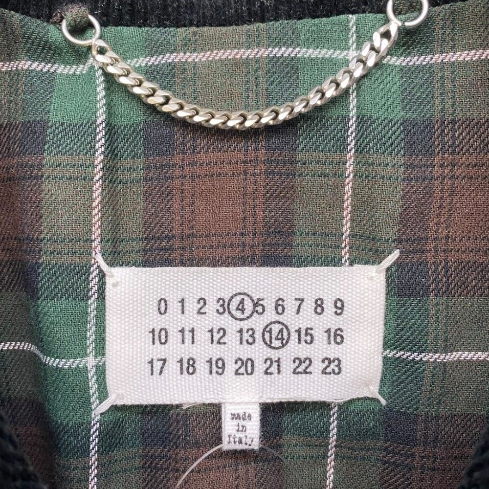 MAISON MARGIELA 22AW ワックス コットンジャケット サイズ46 MAISON MARGIELA 22AW ワックス コットンジャケット サイズ46