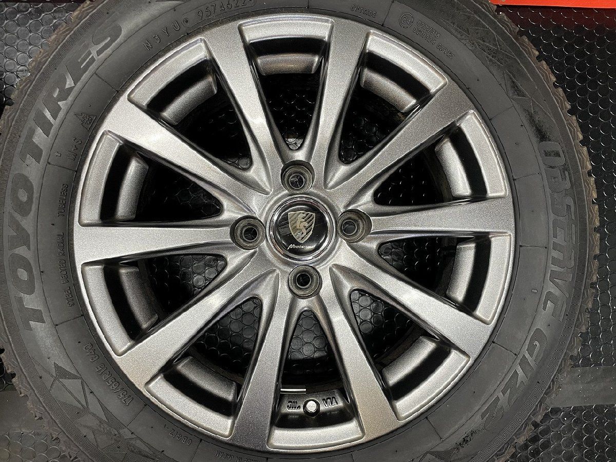 走行短め【TY OBSERVE GIZ2 175/65R15】スタッドレス【MANARAY