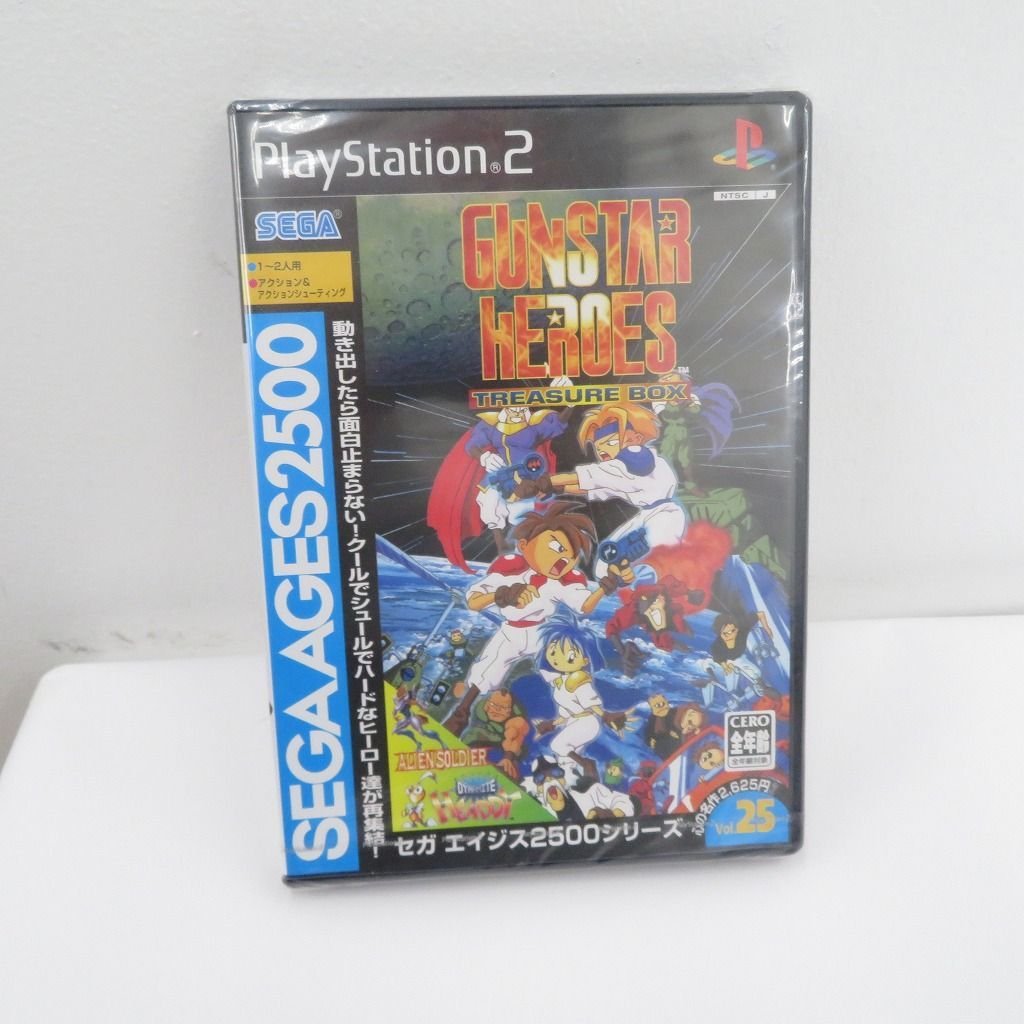 ガンスターヒーローズ　トレジャーボックス 瀬戸店】未開封 PS2 ガンスターヒーローズ トレジャーボックス【606