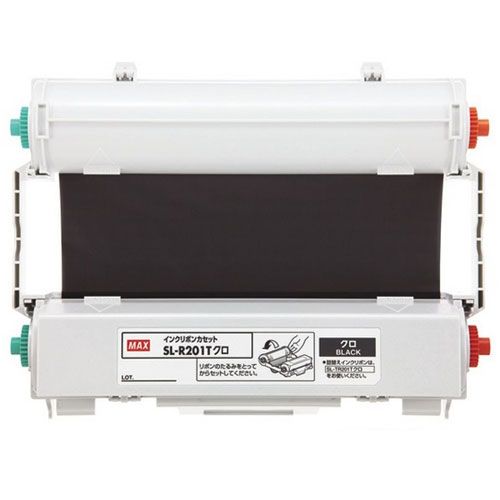 まとめ買い マックス ビーポップ CPM-200 詰め替え式インクリボン 黒 SL-R201Tクロ ×3セット