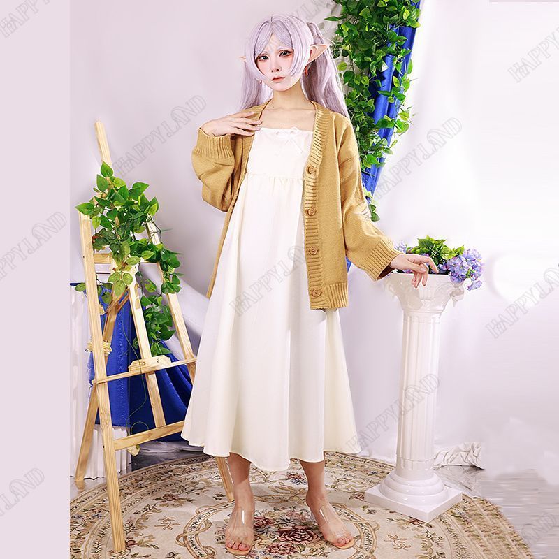 葬送のフリーレン フリーレン コスプレ衣装 Frieren コスプレ パジャマ コスプレ道具 ステージ服 コスチュ