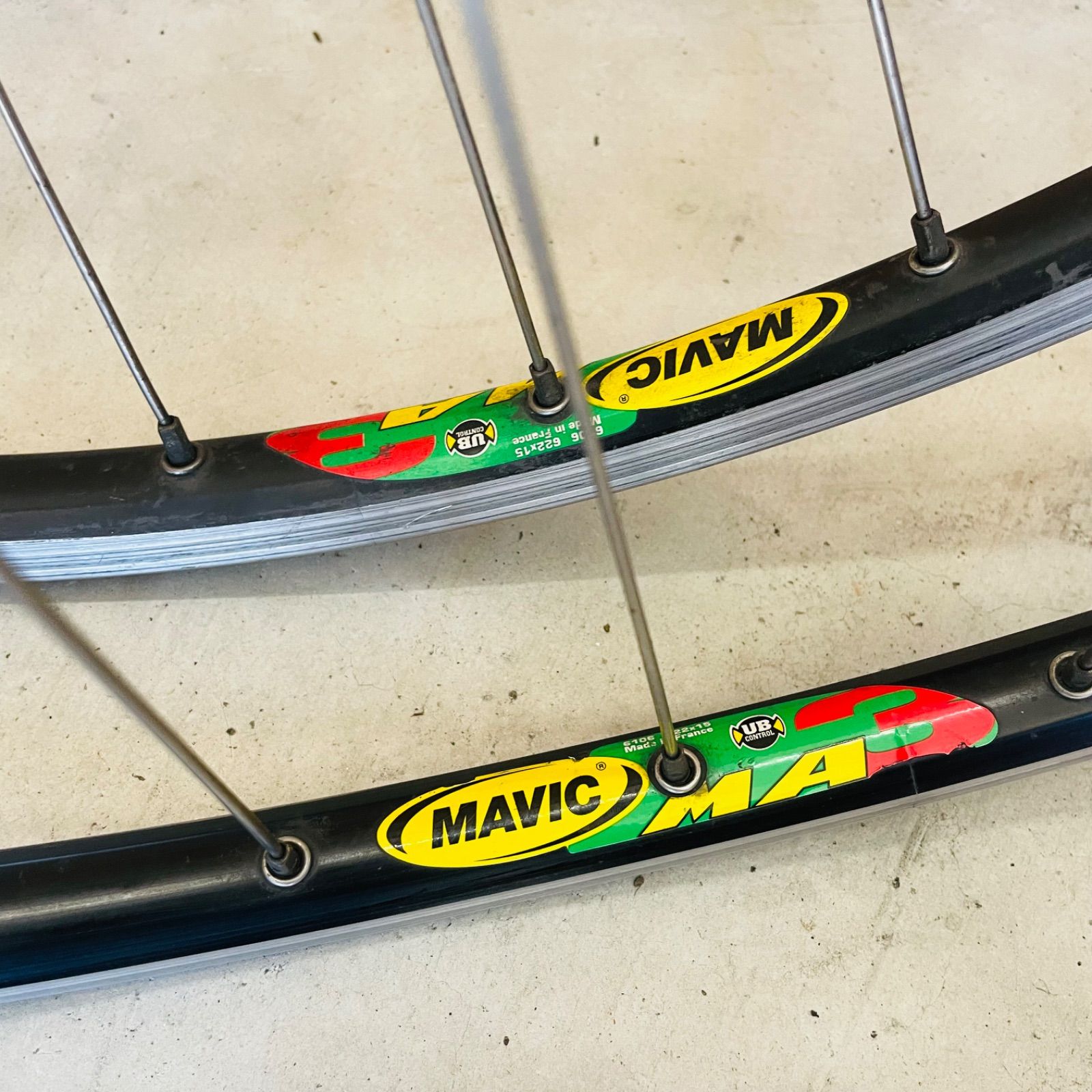 デュラエース 7700ハブ MAVIC MA3 リム 前後 セット 700×15c クリンチャー 32H Dura-Ace FH-7700 HB- 7700 ロード ホイール HG 手組み - メルカリ