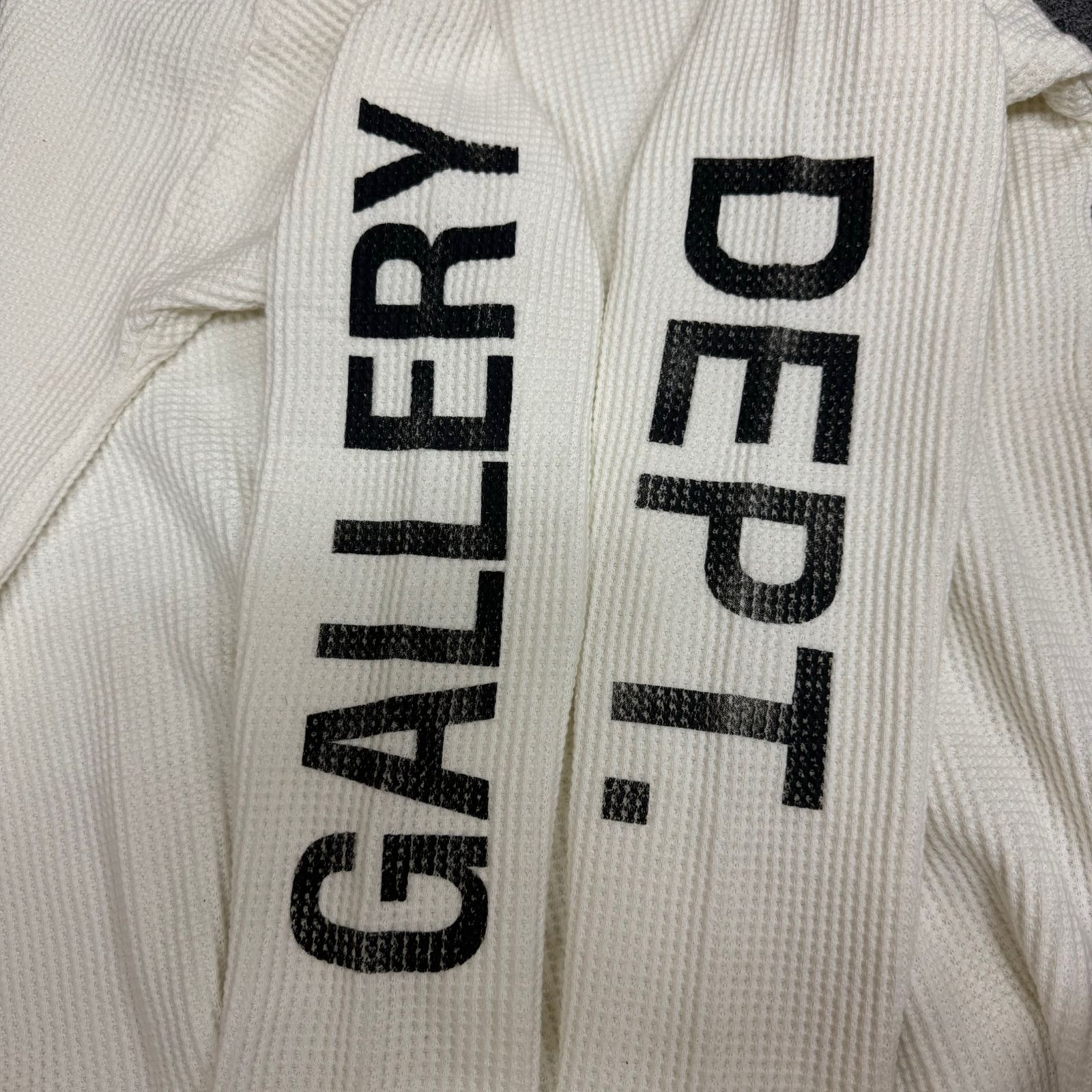 GALLERY DEPT. オーバーサイズサーマルワッフルロングスリーブ