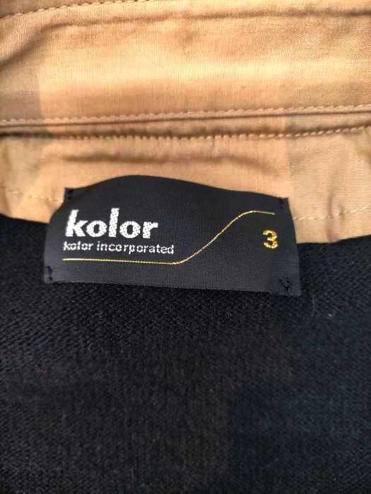 カラー kolor 22AW レイヤードアシメウールニット メンズ JPN：3