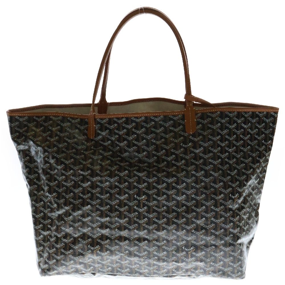GOYARD ゴヤール サンルイGM トートバッグ ハンドバッグ 肩掛けバッグ ブラウン PVCレザー