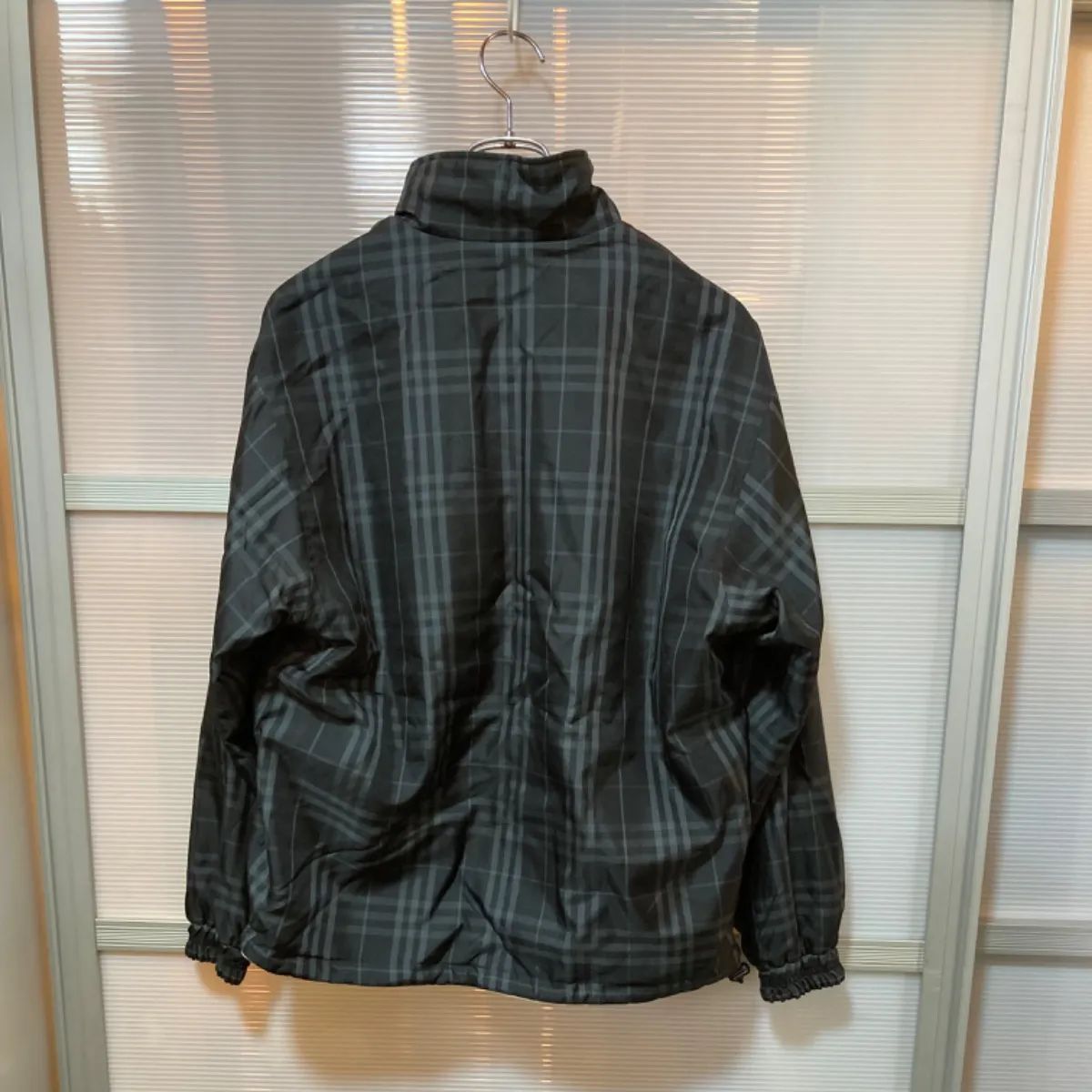 バーバリーゴルフ フリースベスト ノバチェック 三陽商会 38 日本製