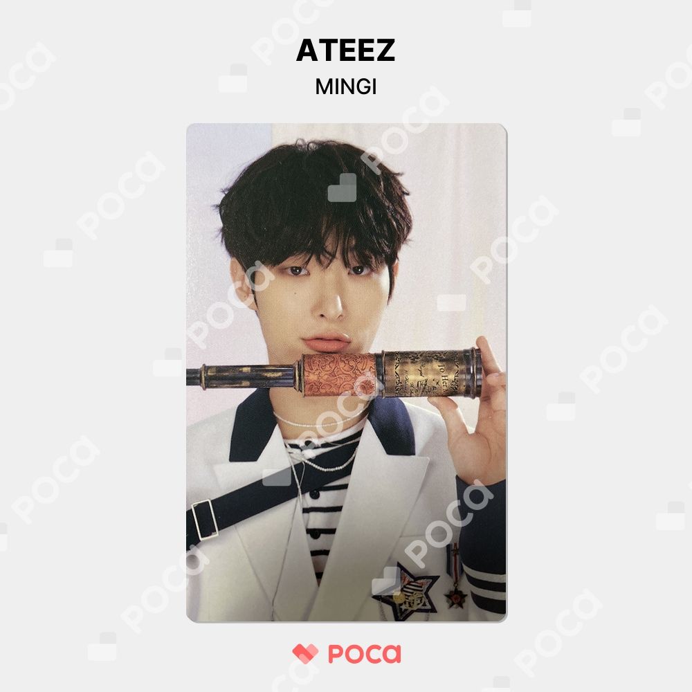 アチズ　ATEEZ ポップアップ　POPUP 運勢カード　ミンギ ATEEZ ミンギ トレカ ATEEZ X ANITEEZ ADVENTURE POP-UP STORE