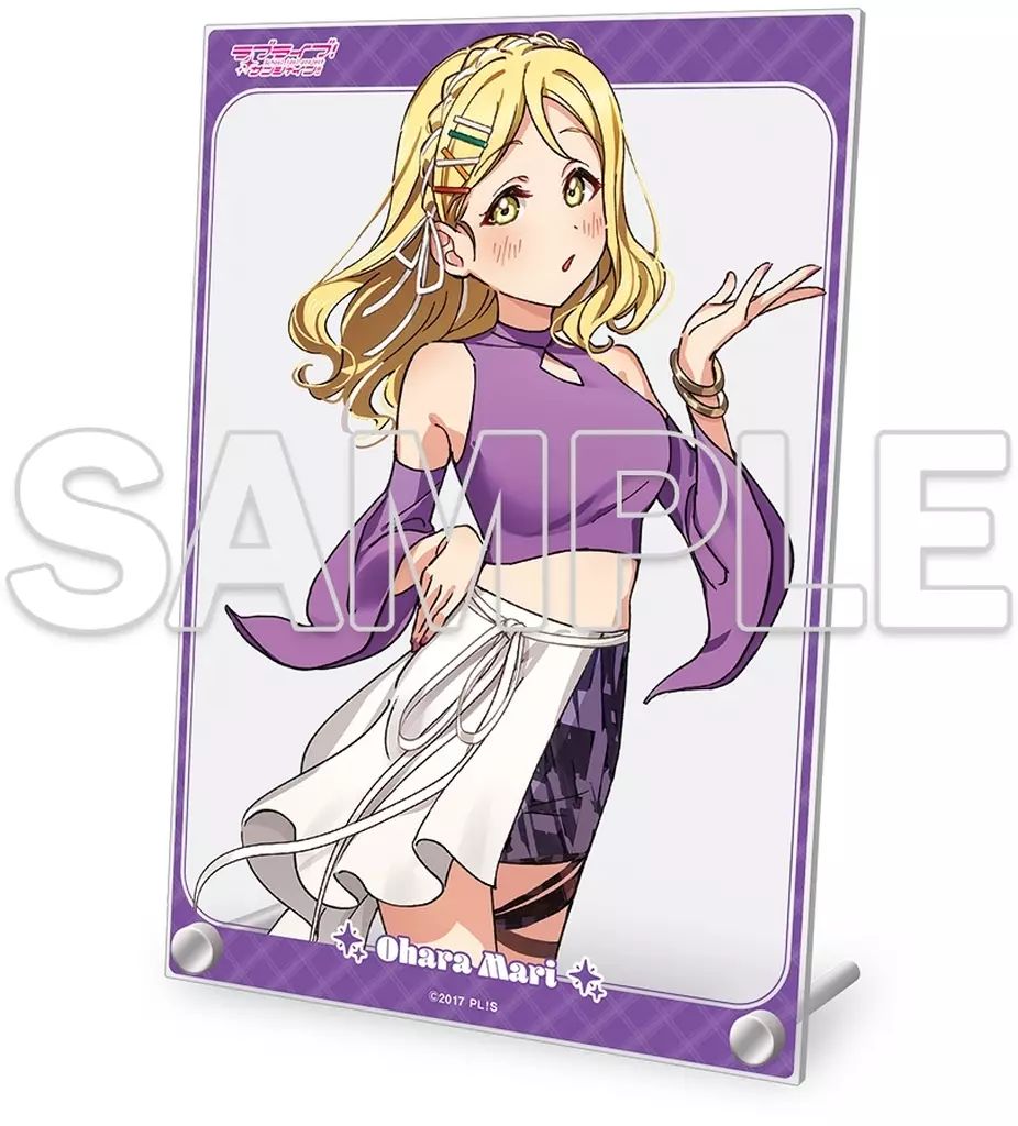 【新品】アクリルスタンド・アクリルパネル 小原鞠莉 A5アクリルパネル Aqours 「ラブライブ!サンシャイン!!」