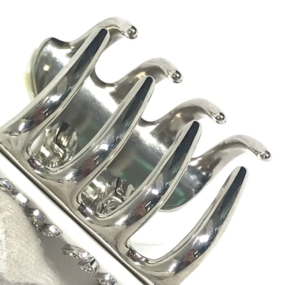 MIUMIU ミュウミュウ ヘアピン ロゴ ラインストーン ヘア