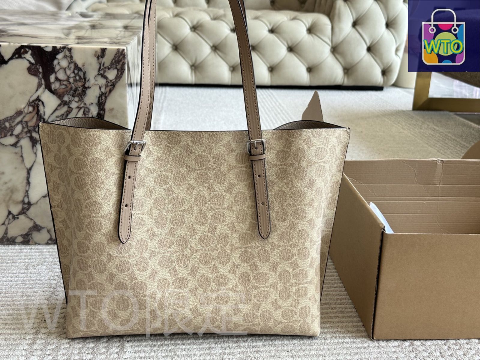 今日特価】Coach コーチ トートバッグ クラシックロゴデザイン