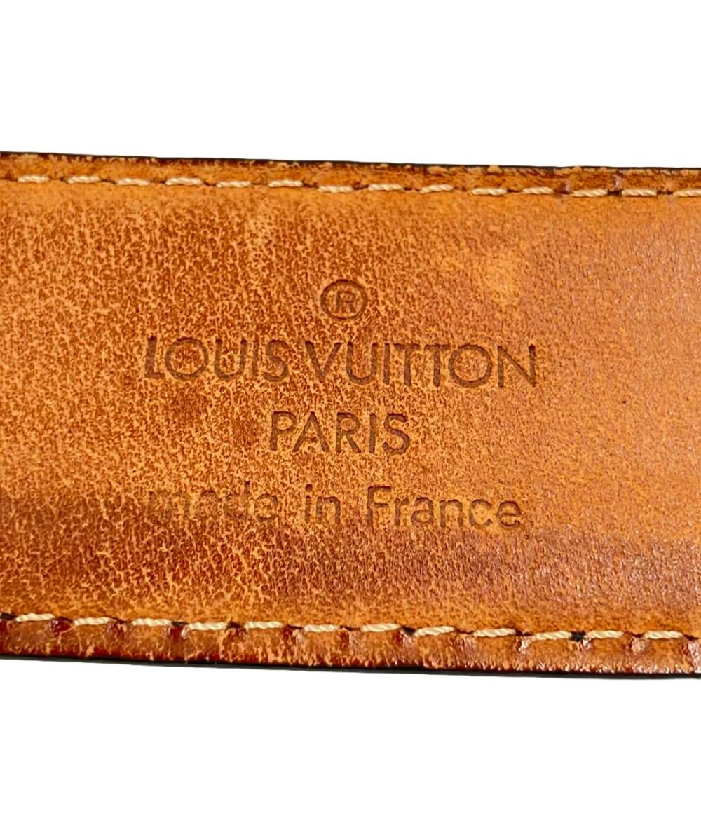 ルイ・ヴィトン ベルト シルバーバックル サンチュール