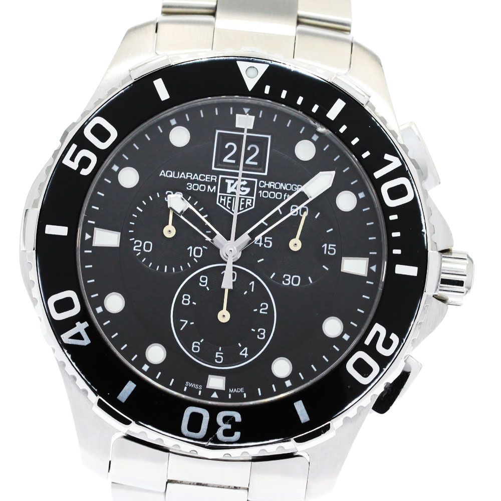 タグホイヤー TAG HEUER CAN1010 アクアレーサー クロノグラフ クォーツ メンズ保証書付き_878745