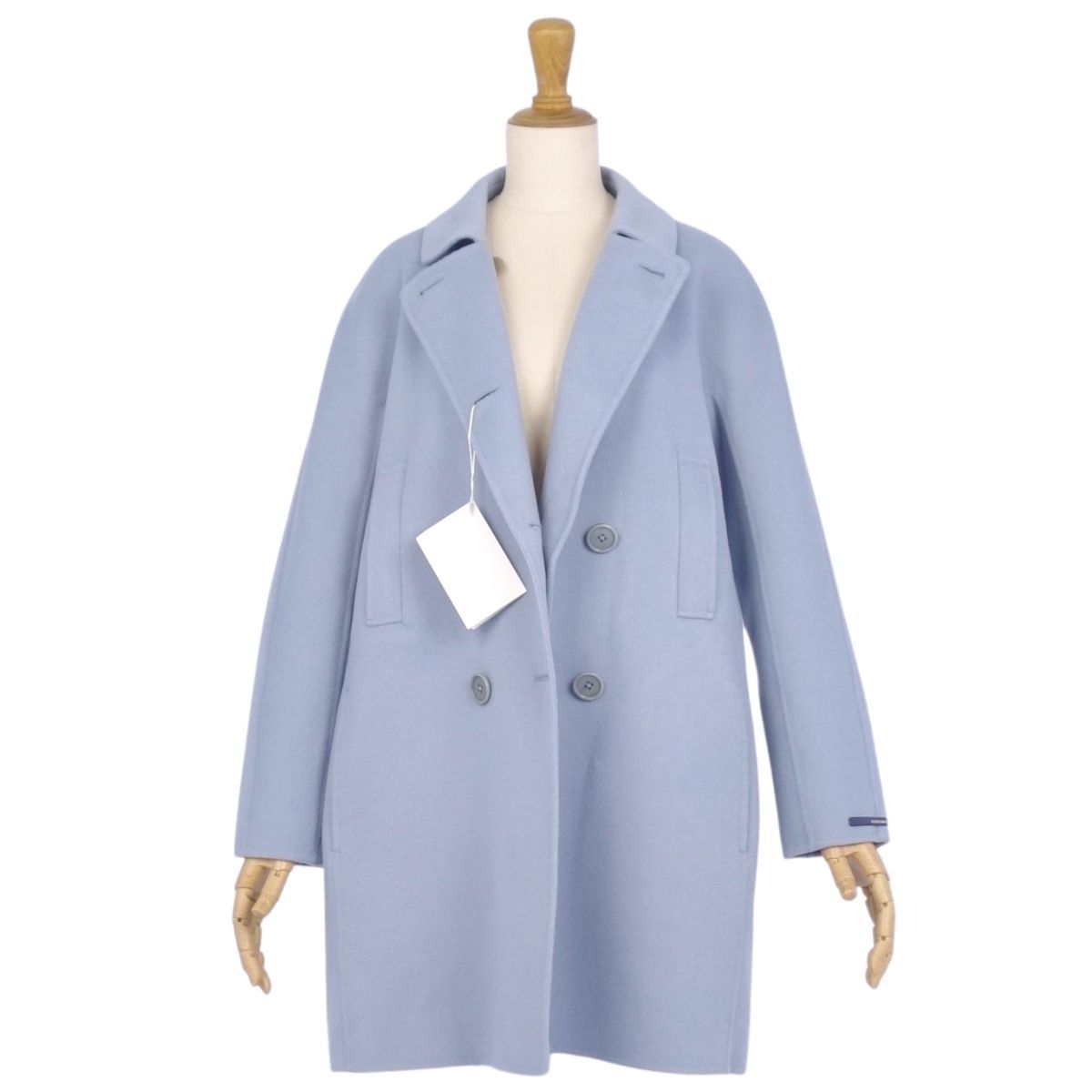 未使用 エスマックスマーラ S Max Mara コート ダブルブレスト クチー
