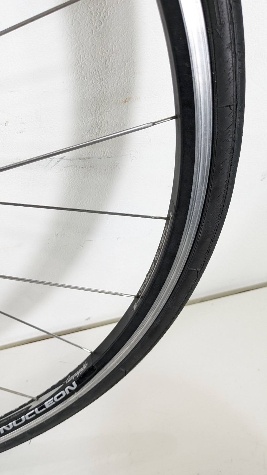 並品 Campagnolo Nucleon シマノ10sフリー 700c ホイール HO250919B BRIGHTFACE_UK